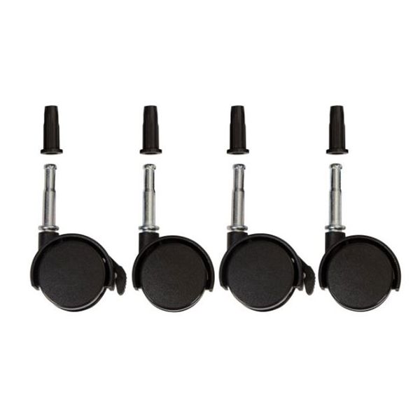 Set of 4 rotating castors
