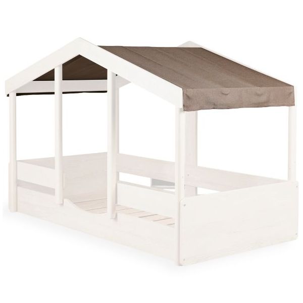Ciel de lit pour lit cabane Cottage - Chocolat