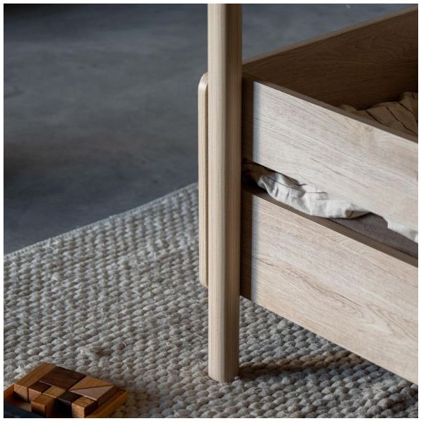Lit cabane Montessori Cottage 2-en-1 - 90 x 200 cm - Frêne Naturel