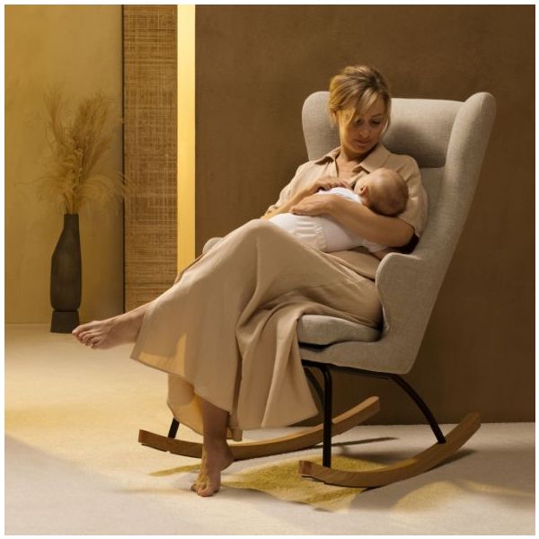 Fauteuil à bascule De Luxe - Argile