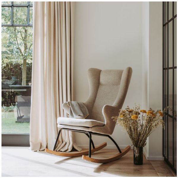 Fauteuil à bascule De Luxe - Argile
