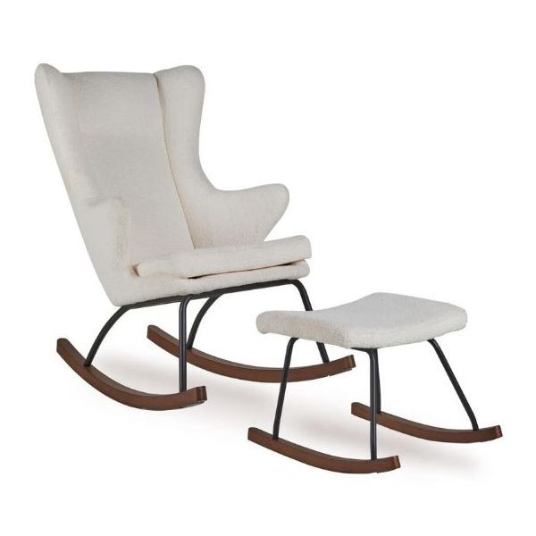 Fauteuil à bascule De Luxe - Crème