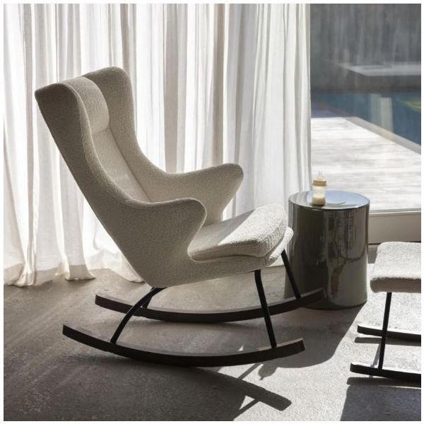 Fauteuil à bascule De Luxe - Crème