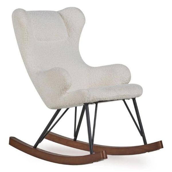 Fauteuil à bascule De Luxe Enfant - Crème