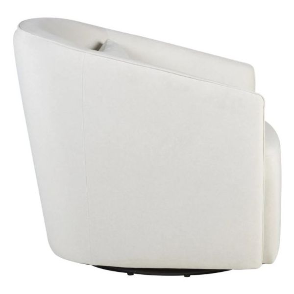 Fauteuil pivotant & berçant Gomi - Mohair Beige