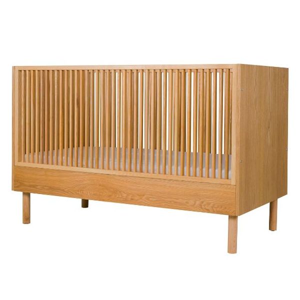 Lit bébé évolutif Hai No Ki 70 x 140 cm - Frêne Naturel