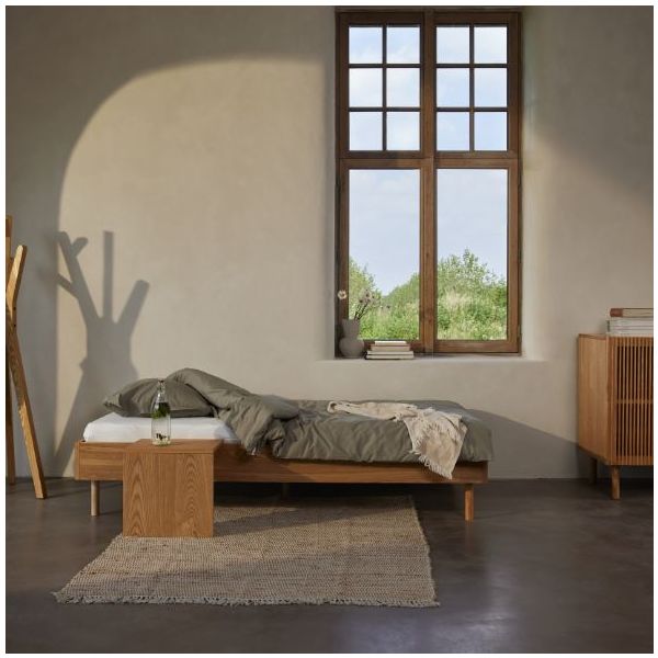 Hai No Ki Side table for single bed - Natural Ash
