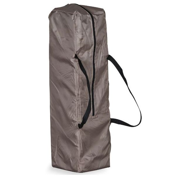Travel Cot with Side Zip Opening - Beige