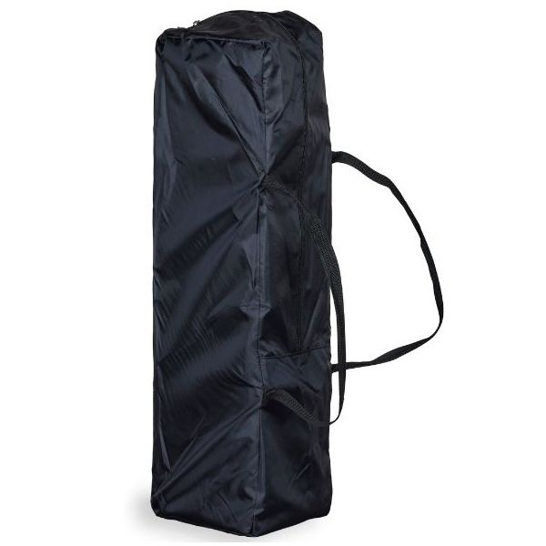 Travel Cot with Side Zip Opening - Black