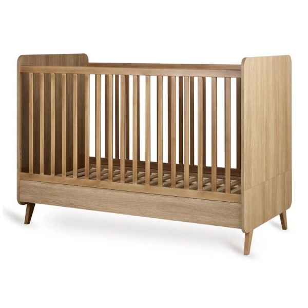 Lit bébé évolutif Loft 70 x 140 cm - Chêne Miel