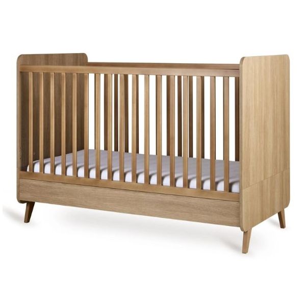 Lit bébé évolutif Loft 70 x 140 cm - Chêne Miel
