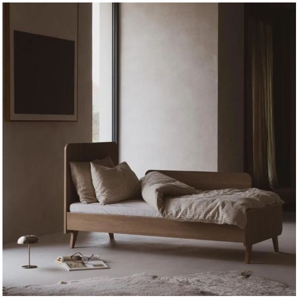 Lit bébé évolutif Loft 70 x 140 cm - Chêne Miel