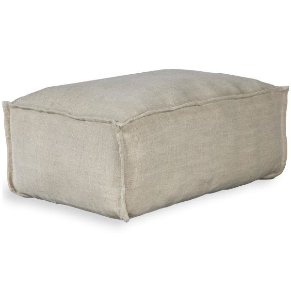Ottoman for Lounger Chair - Linen Beige