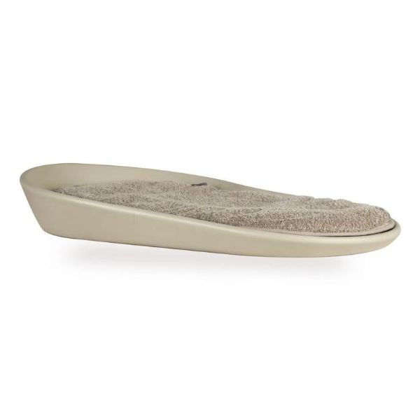 Coussin en coton éponge Mamee - Thym