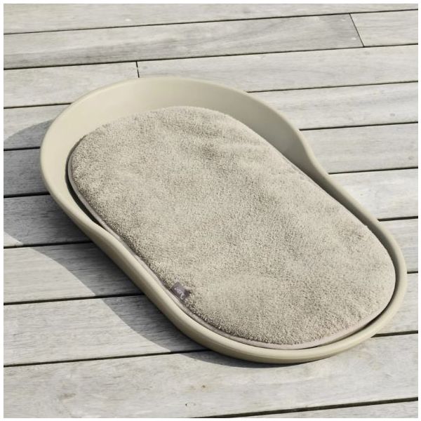 Coussin en coton éponge Mamee - Thym