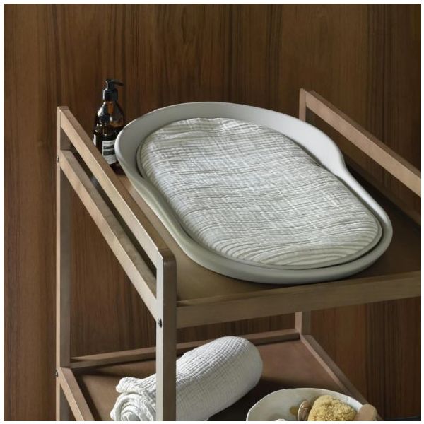 Coussin en gaze de coton Mamee - Rayures