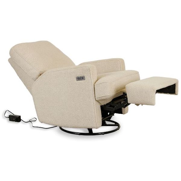Fauteuil pivotant à bascule et inclinable Recliner 01 - Électrique - Teddy Taupe