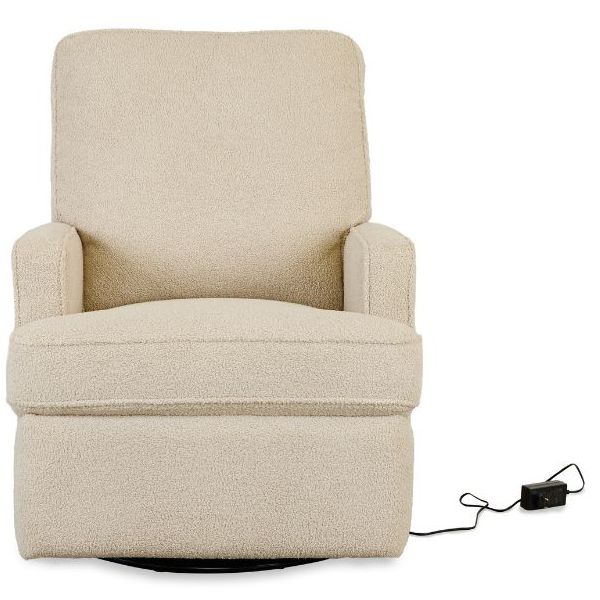 Fauteuil pivotant à bascule et inclinable Recliner 01 - Électrique - Teddy Taupe