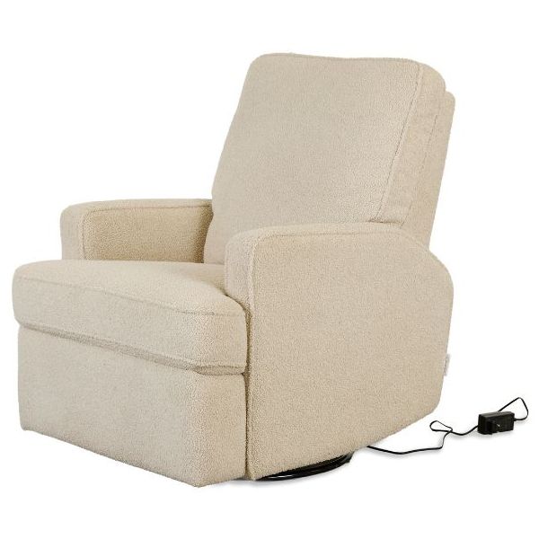 Fauteuil pivotant à bascule et inclinable Recliner 01 - Électrique - Teddy Taupe