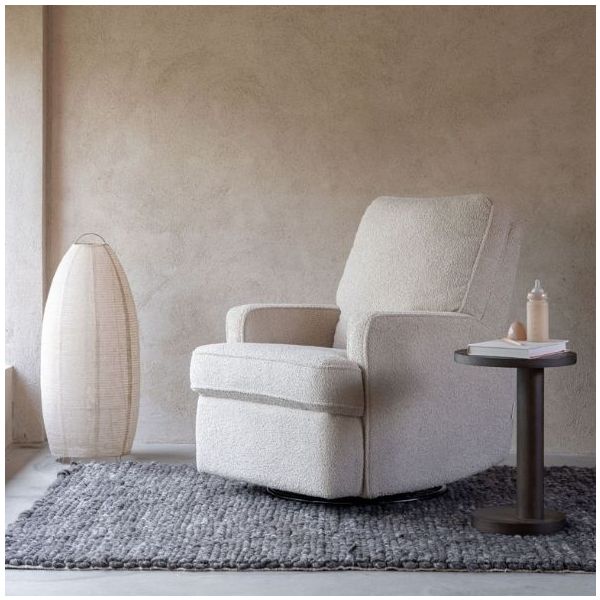 Fauteuil pivotant à bascule et inclinable Recliner 01 - Manuel - Teddy Taupe