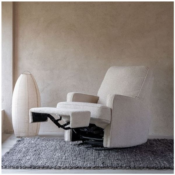 Fauteuil pivotant à bascule et inclinable Recliner 01 - Manuel - Teddy Taupe
