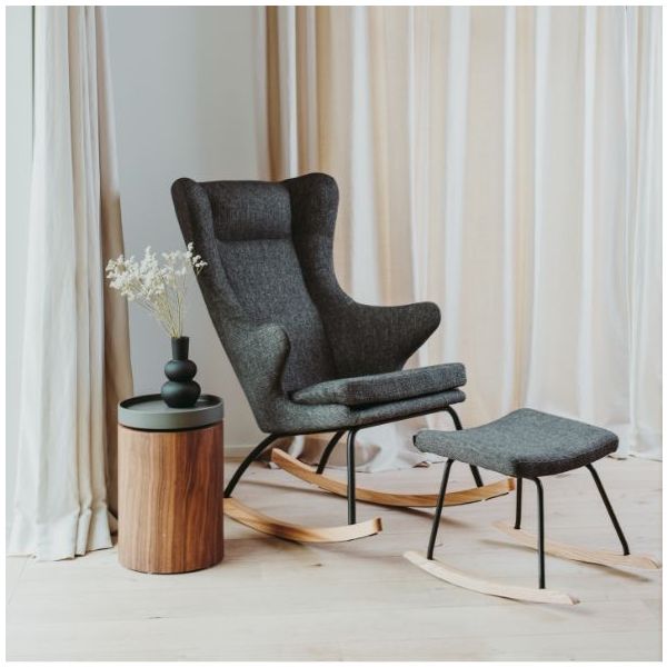 Repose-pieds pour fauteuil à bascule De Luxe - Noir