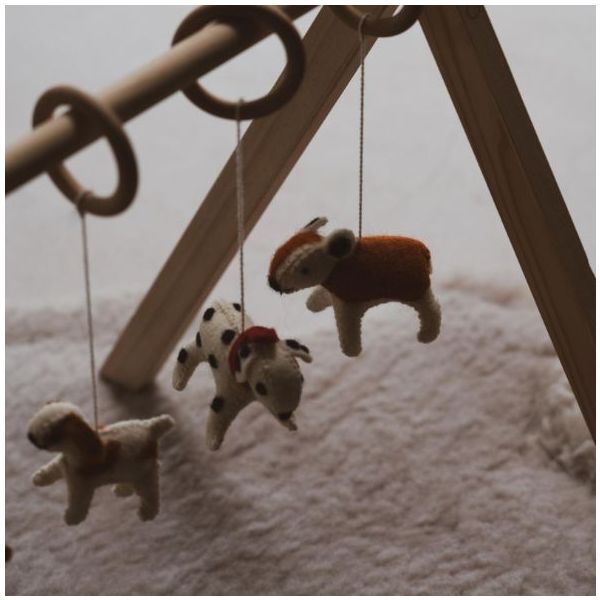 Set de 5 jouets à suspendre - Chiens