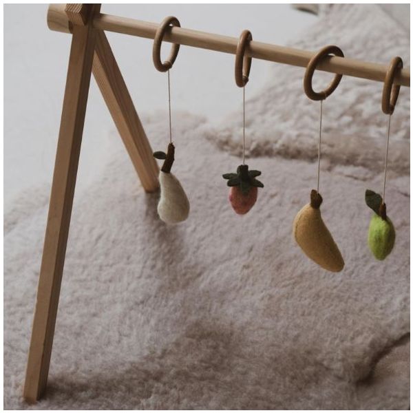Set de 5 jouets à suspendre - Fruits