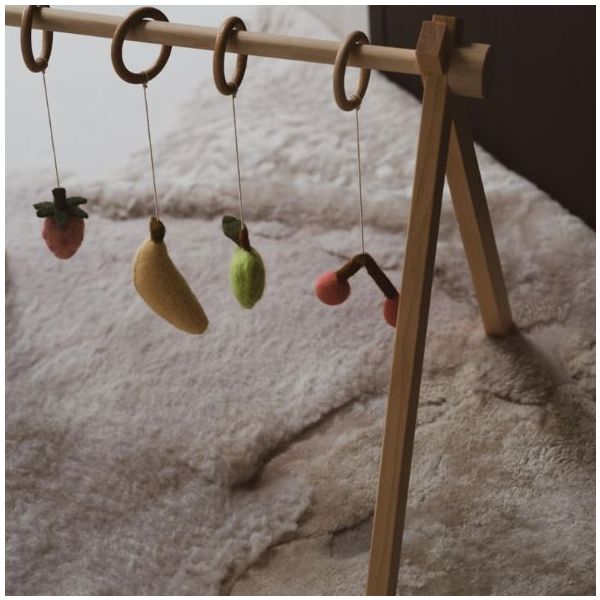 Set de 5 jouets à suspendre - Fruits
