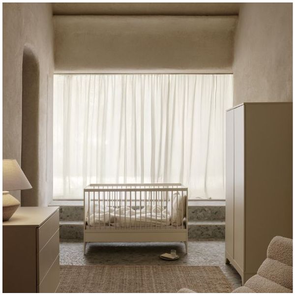 Tsugi Convertible Crib 70 x 140 cm - Butter