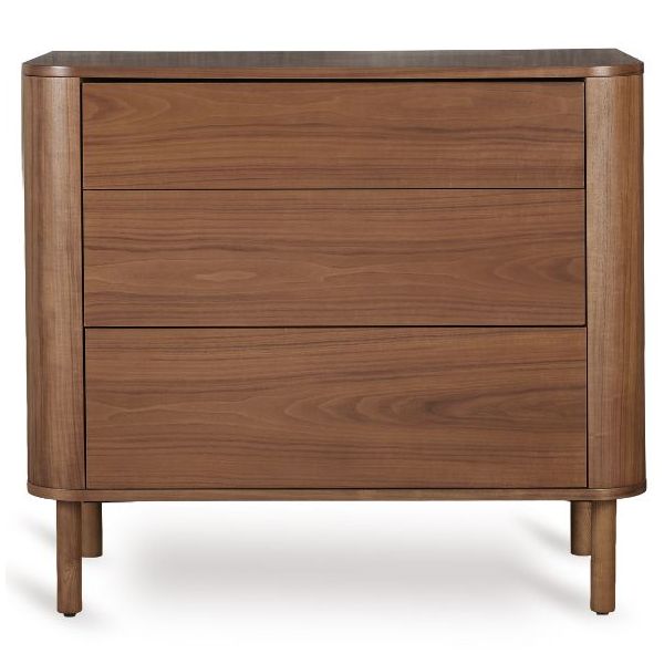 Commode 3 tiroirs Yume - Noyer