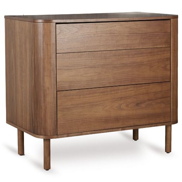 Commode 3 tiroirs Yume - Noyer