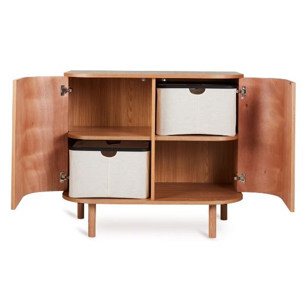 Commode 2 portes Yume - Frêne Naturel