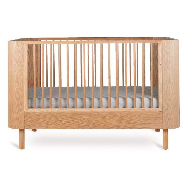 Lit bébé évolutif Yume 70 x 140 cm - Frêne Naturel