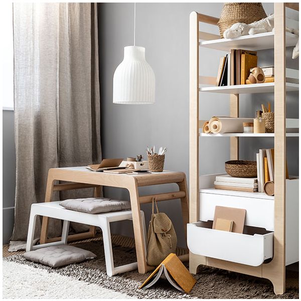 Bibliothèque H - Blanc