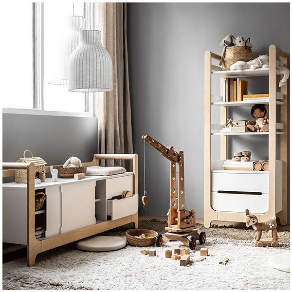 Bibliothèque H - Blanc