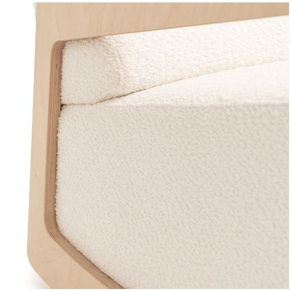 Fauteuil à bascule - Blanc