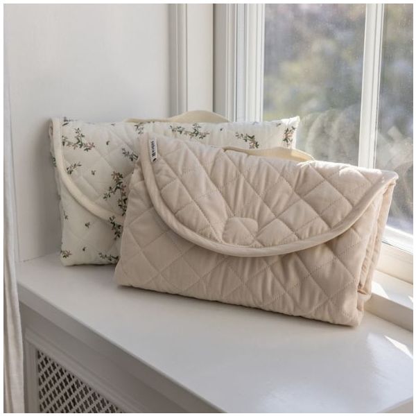 Reise-Wickelunterlage - Beige