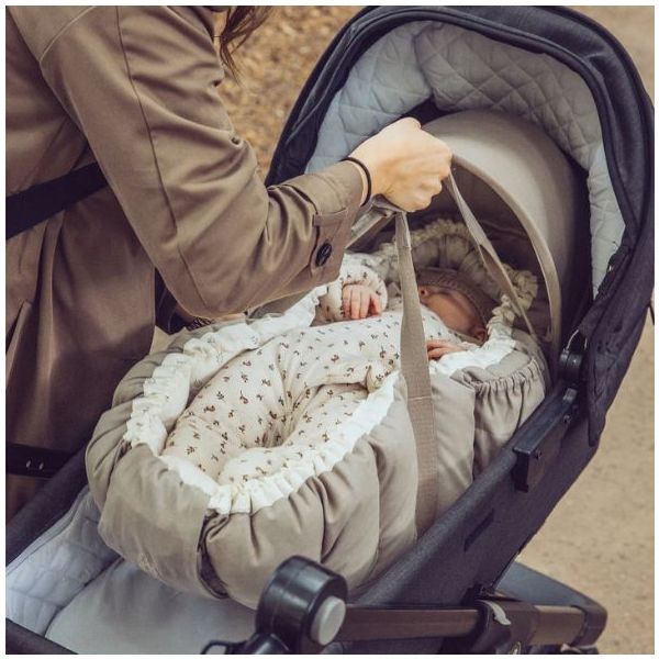 Capote pour nid de bébé 3-en-1 - Jetty Beige
