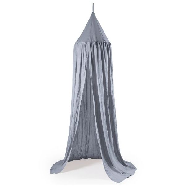 Ciel de lit Dobby - Bleu Poudré
