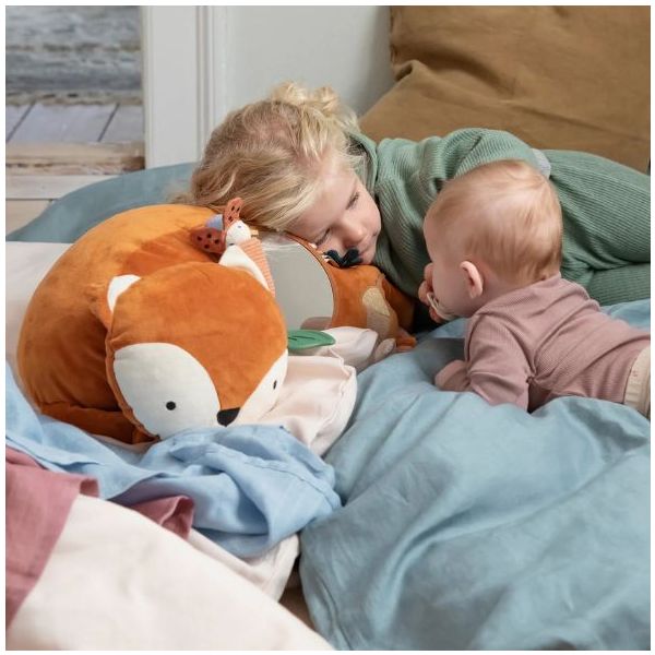 Coussin d'activités pour l'éveil sur le ventre - Sparky le Renard