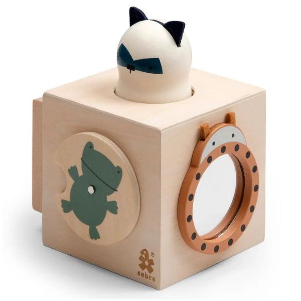 Cube d'activité en bois - Woodland