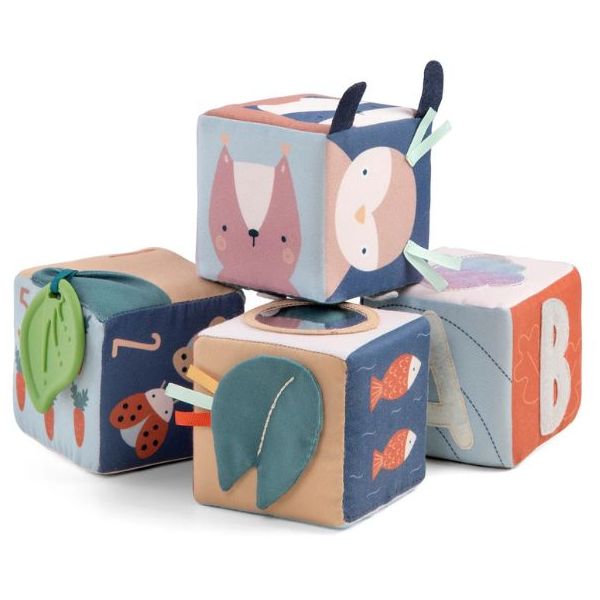 Sensory Soft Activity Blocks - Woodland