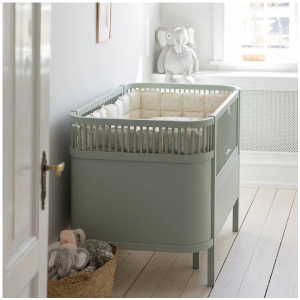 Lit bébé évolutif - Vert d'eau