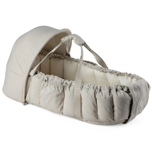 Babynestchen 3 in 1 mit Verdeck - Beige Meliert