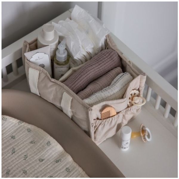 Tragekorb für Windeln - Beige