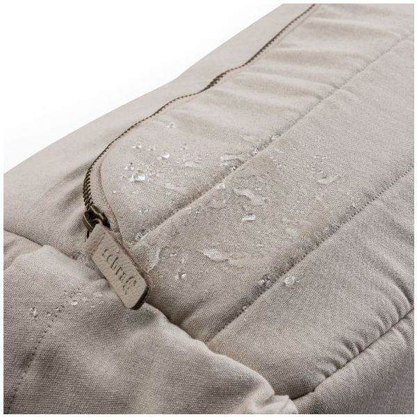 Kleine Wickeltasche On-the-go - Beige Meliert
