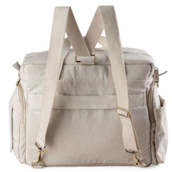 Wickeltasche On-the-go - Beige Meliert