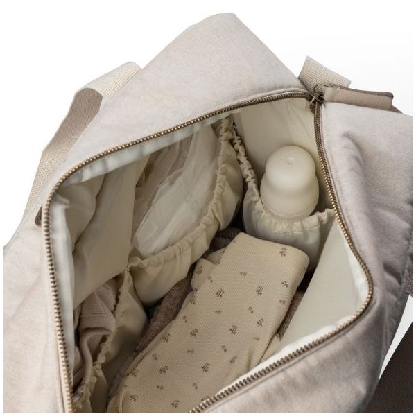 Wickeltasche On-the-go - Beige Meliert