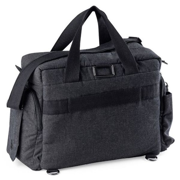 Wickeltasche On-the-go - Dunkelgrau Meliert